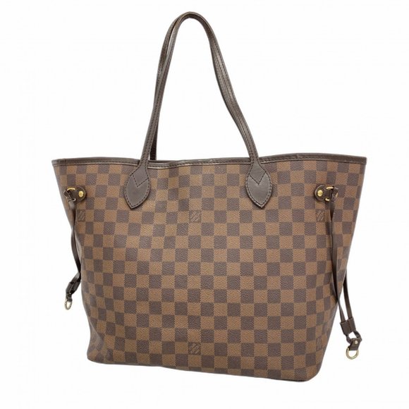 LOUIS VUITTON Brown Damier Neverfull MM Tote Bag - Picture 1 of 14